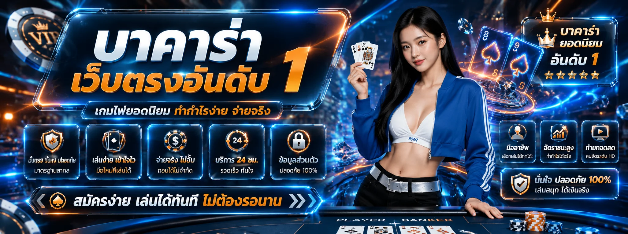 คาสิโนออนไลน์ NEMOALL บาคาร่าสด SA Sexy Pretty